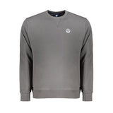North Sails Grigio Cotton Men Sweatshirt