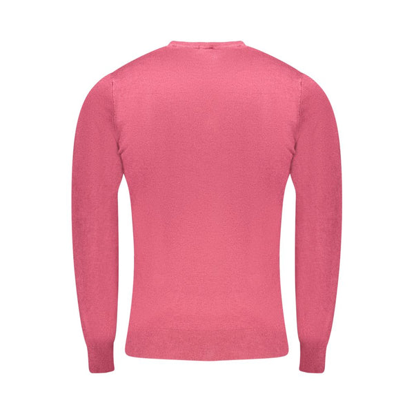 Cavalli Class Rosso Viscose Men Sweater