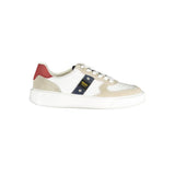 Blauer White Polyurethane Men Sneaker