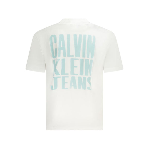 Calvin Klein Bianco Cotton Men T-Shirt