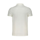 Calvin Klein White Cotton Mens Polo Shirt