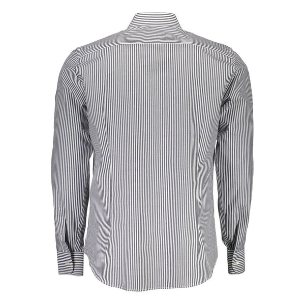 La Martina Blu Cotton Men Shirt