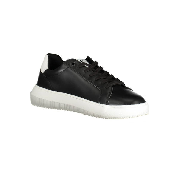 Calvin Klein Nero Leather Men Sneaker