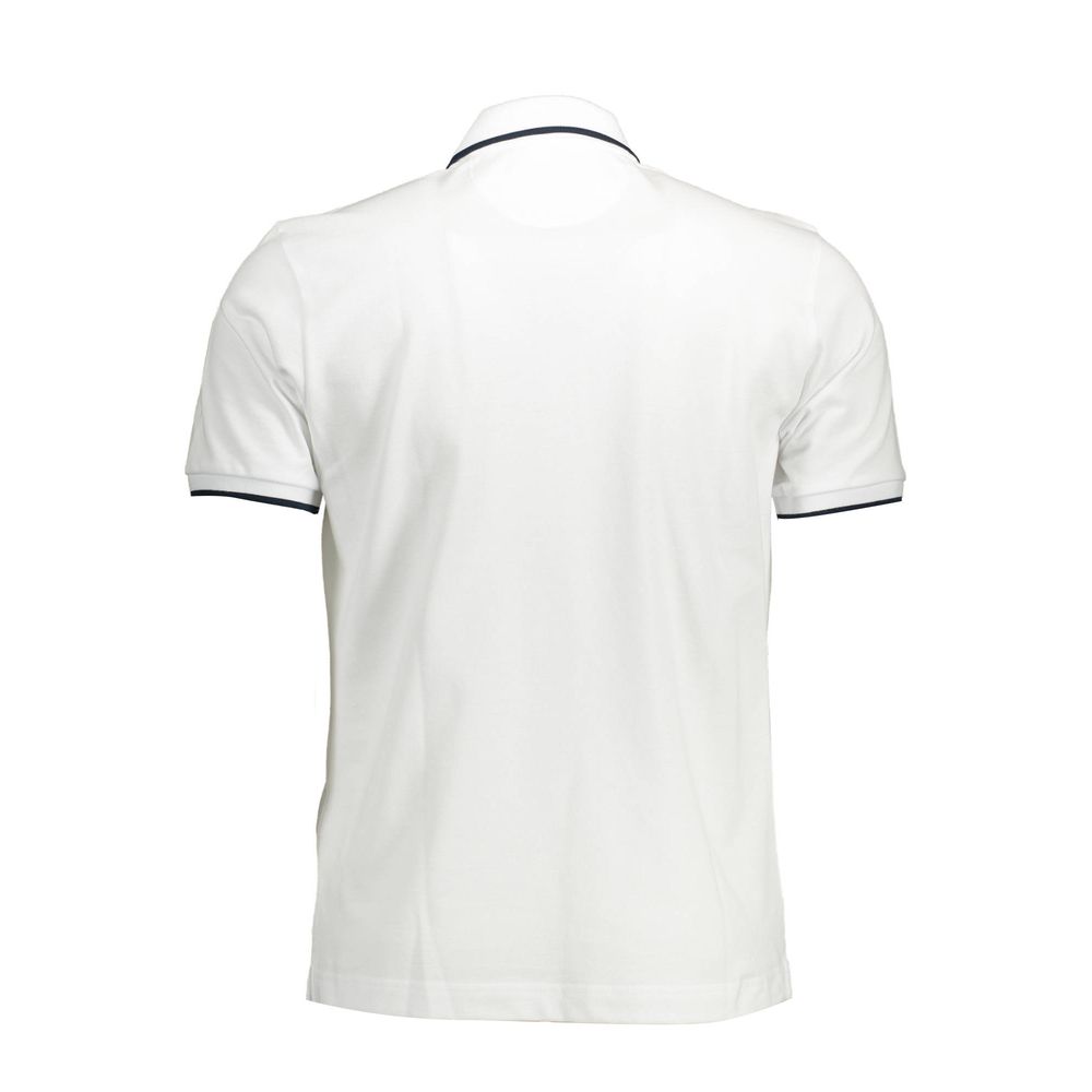 La Martina White Cotton Men's Polo Shirt