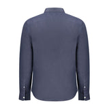 Timberland Blue Linen Men Shirt