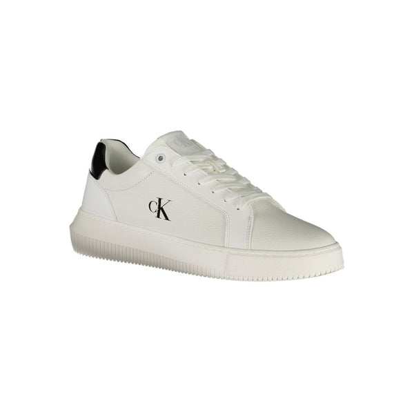 Calvin Klein Bianco Polyurethane Men Sneaker