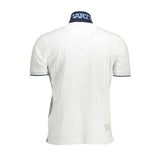 La Martina White Cotton Men Polo Shirt