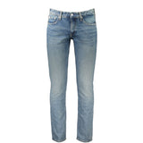Calvin Klein Blu Cotton Men's Slim Jeans