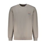 Lee Grigio Cotton Men Sweatshirt