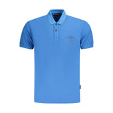Napapijri Blu Cotton Mens Polo