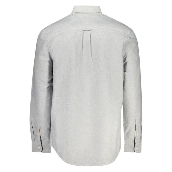 Tommy Hilfiger Grigio Cotton Men Shirt