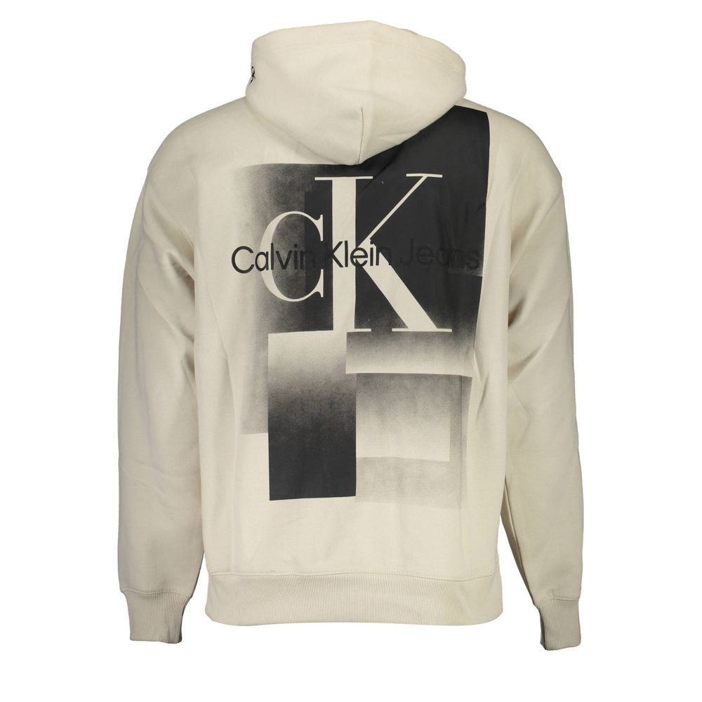 Calvin Klein Beige Cotton Men's Sweatshirt