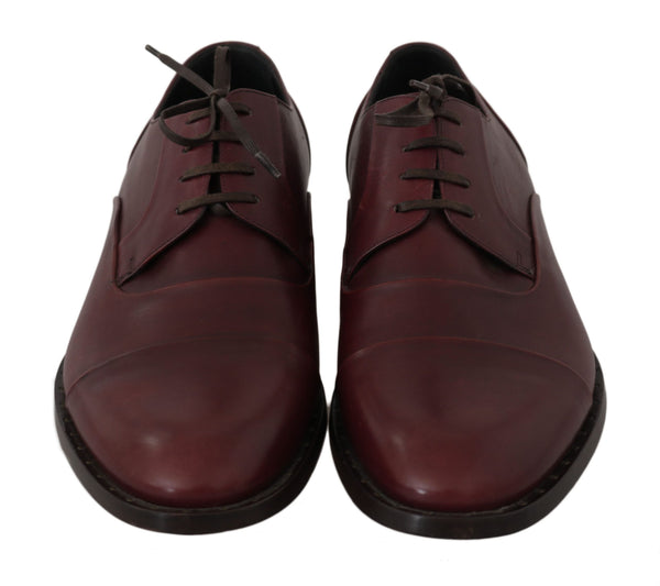 Scarpe eleganti in pelle bordeaux