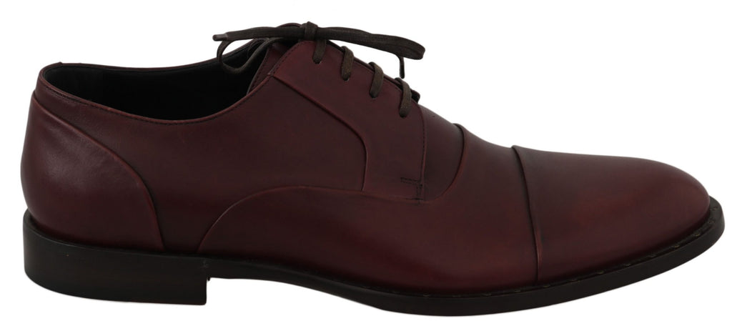 Scarpe eleganti in pelle bordeaux