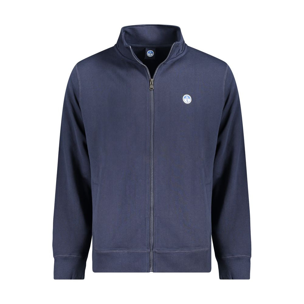 North Sails Blue Cotton Male Sweatshirt