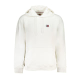 Tommy Hilfiger White Cotton Men's Sweatshirt Hoodie