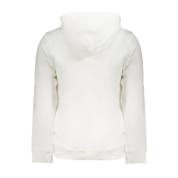Tommy Hilfiger White Cotton Men's Sweatshirt Hoodie