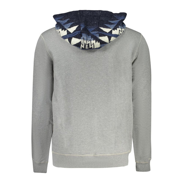 Guess Jeans Grigio Cotton Mens Sweatshirt