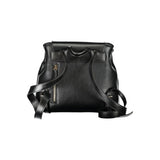 Mario Valentino Black Polyurethane Women's Backpack