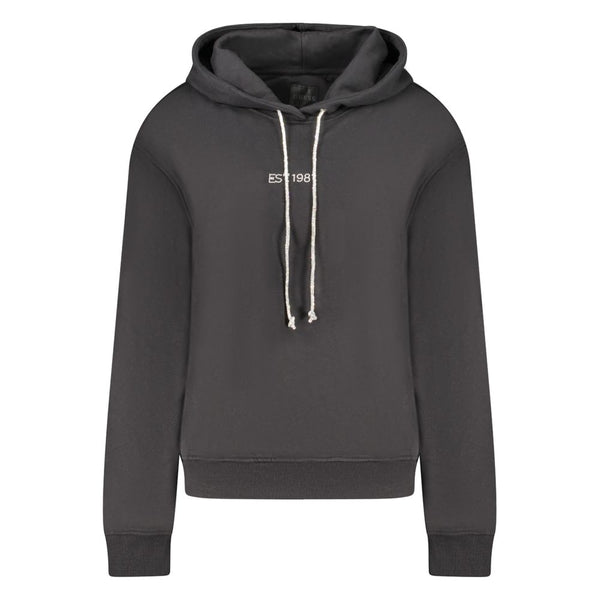 Guess Jeans Black Cotton Women Sweatshirt