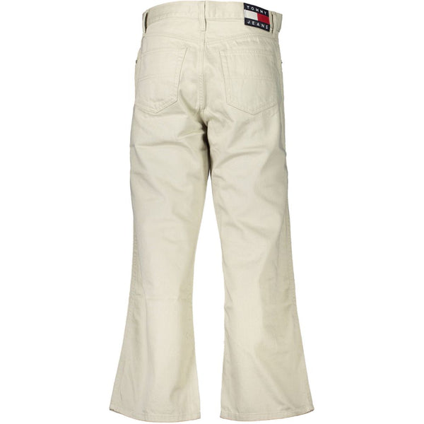 Tommy Hilfiger Beige Cotton Women Jeans