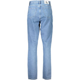 Calvin Klein Azzurro Cotton Women Jeans
