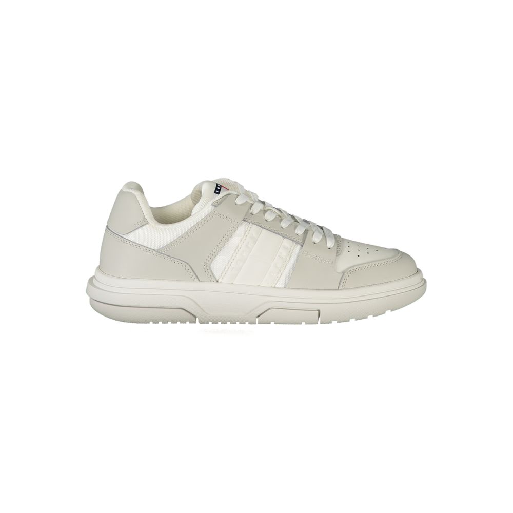 Tommy Hilfiger White Leather Women Sneaker