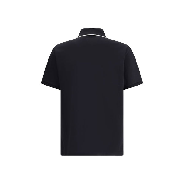 Gucci Black Cotton Polo Shirt