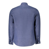 North Sails Blu Linen Men Shirt