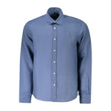North Sails Blue Linen Men's Shirt