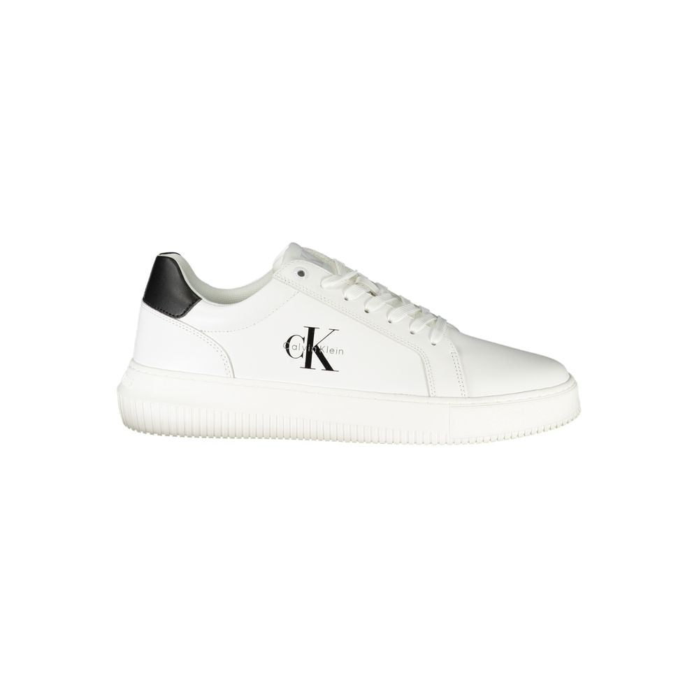 Calvin Klein Bianco Polyurethane Men Sneaker