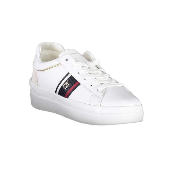 Tommy Hilfiger Bianco Polyester Women Sneaker