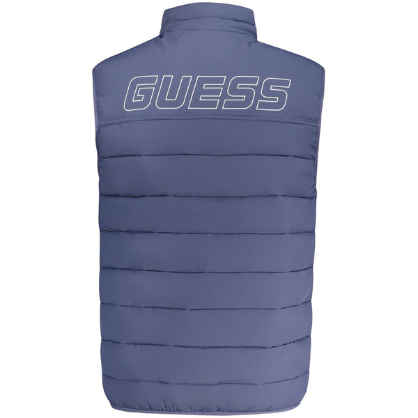 Guess Jeans Blue Spandex Men Jacket