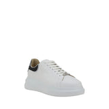 Philipp Plein White Calf Leather Bos Taurus Low Top Sneakers