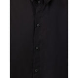 Balenciaga Black Cotton Long Dress