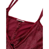 Lardini Bordeaux Polyester Cocktail Dress