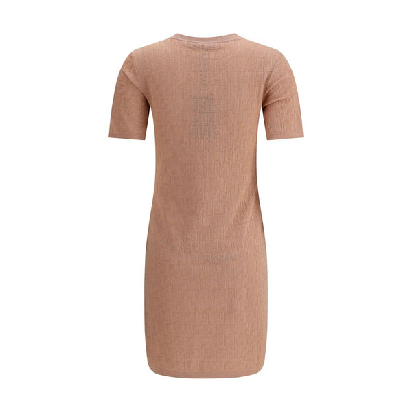 Fendi Multicolor Cotton Casual Dress
