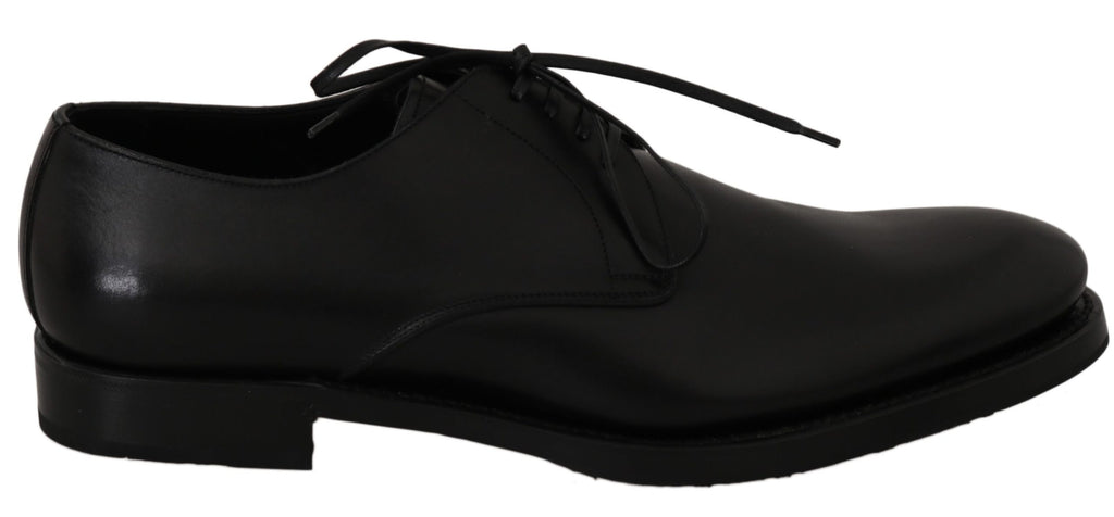 Scarpe eleganti Derby in pelle nera