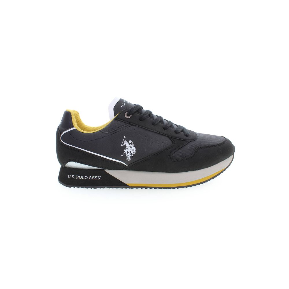 U.S. POLO ASSN. Black Polyester Men Sneaker