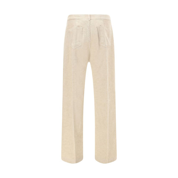 Rick Owens Beige Cotton Casual Pants