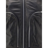 Rick Owens Bauhaus Flight Leather Jacket