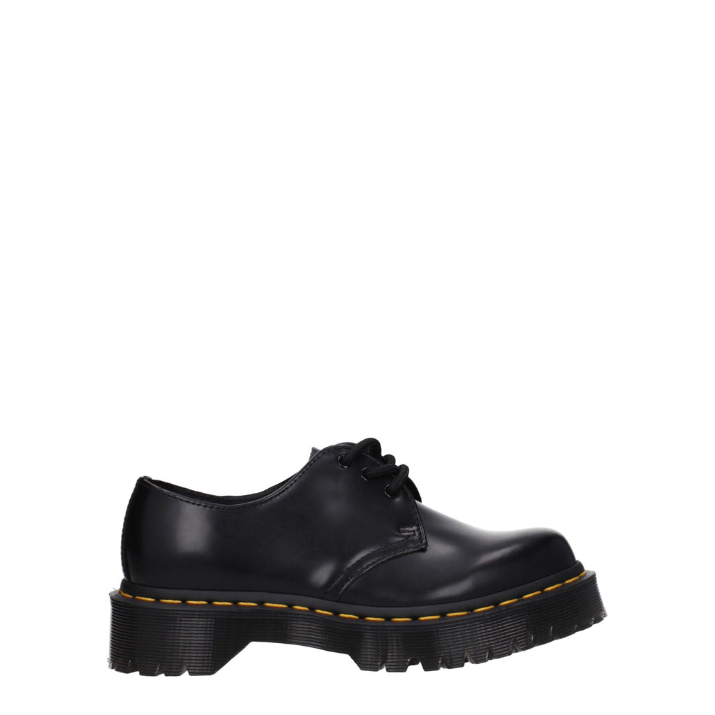 Dr. Martens Black Leather Oxfords And Derbies