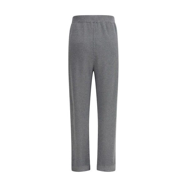 Brunello Cucinelli Gray Cotton Casual Pants