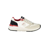 Blauer White Polyurethane Men Sneaker