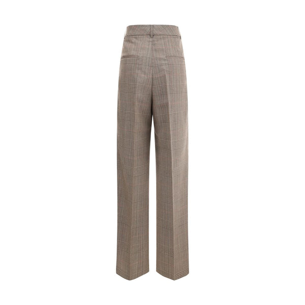 Rohe Beige Fleece Wool Casual Pants