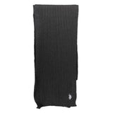U.S. POLO ASSN. Black Wool Men's Scarf