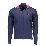 U.S. POLO ASSN. Blue Cotton Men's Cardigan