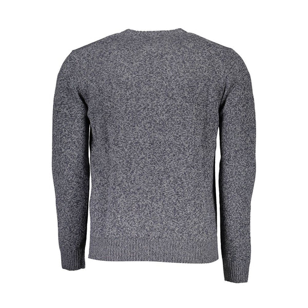 Harmont & Blaine Blu Wool Men Sweater