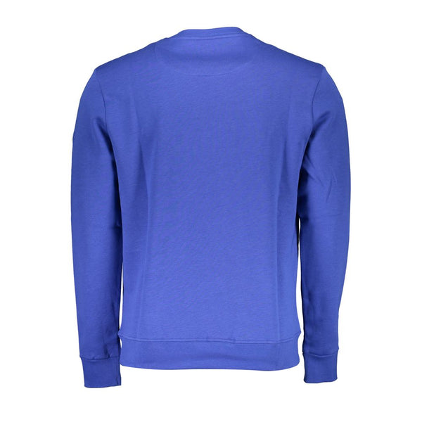 North Sails Blue Cotton Men Sweatshirt