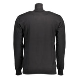 U.S. POLO ASSN. Black Cotton Men's Sweater